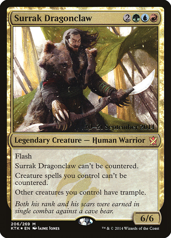 Surrak Dragonclaw [Khans of Tarkir Prerelease Promos] | L.A. Mood Comics and Games