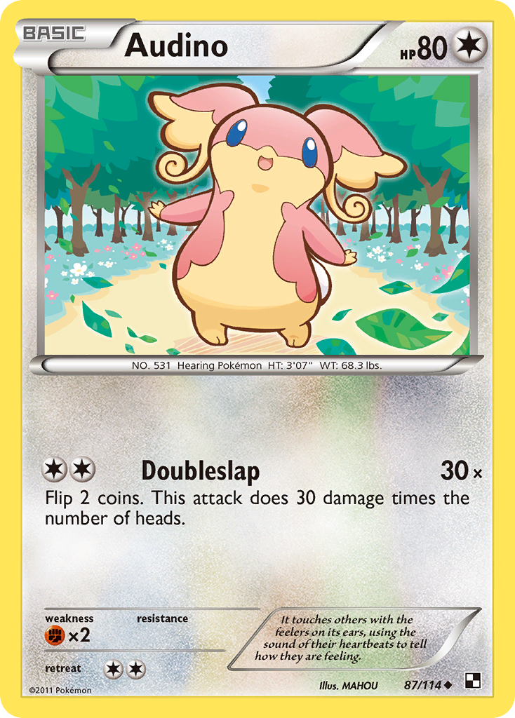 Audino (87/114) [Black & White: Base Set] | L.A. Mood Comics and Games