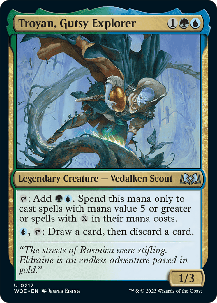 Troyan, Gutsy Explorer [Wilds of Eldraine] | L.A. Mood Comics and Games