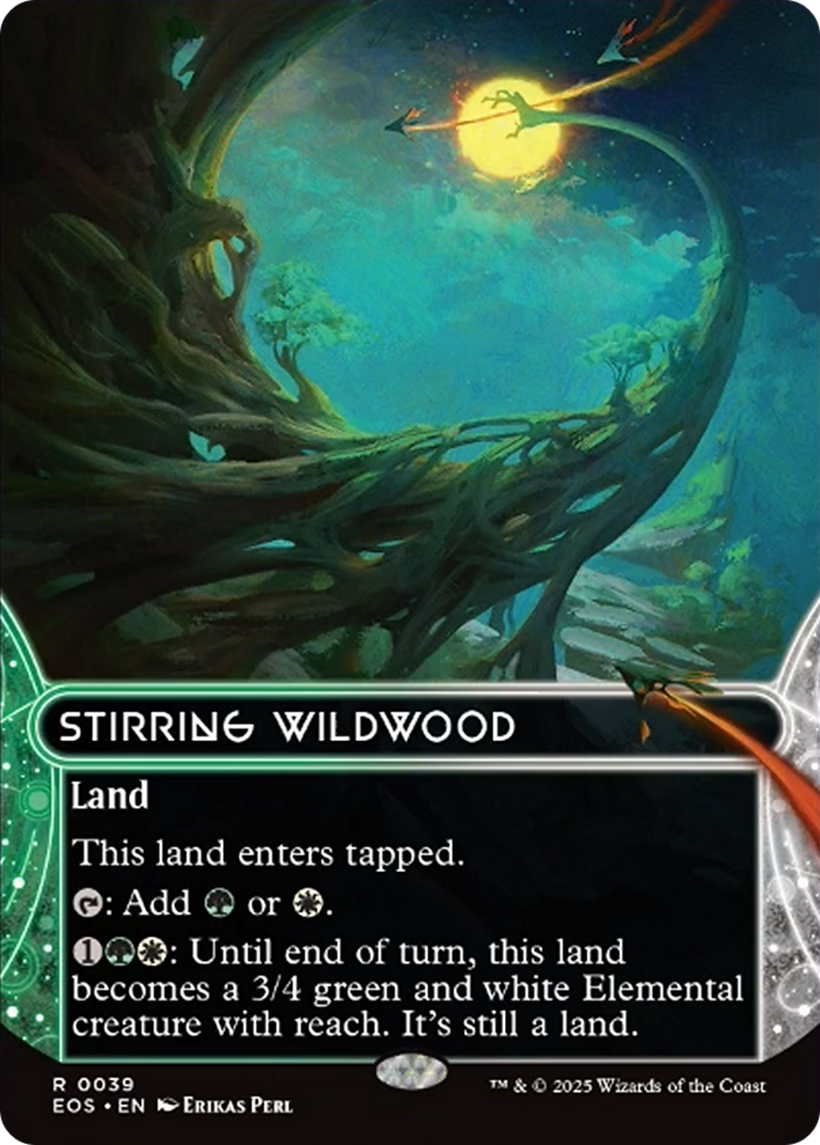 Stirring Wildwood (0039) (Borderless) [Edge of Eternities: Stellar Sights] | L.A. Mood Comics and Games