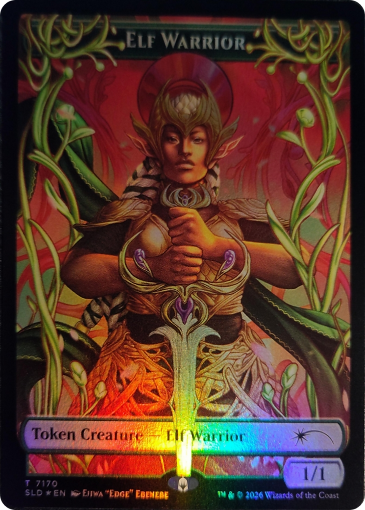 Elf Warrior Token (7170) [Secret Lair Drop Series] | L.A. Mood Comics and Games