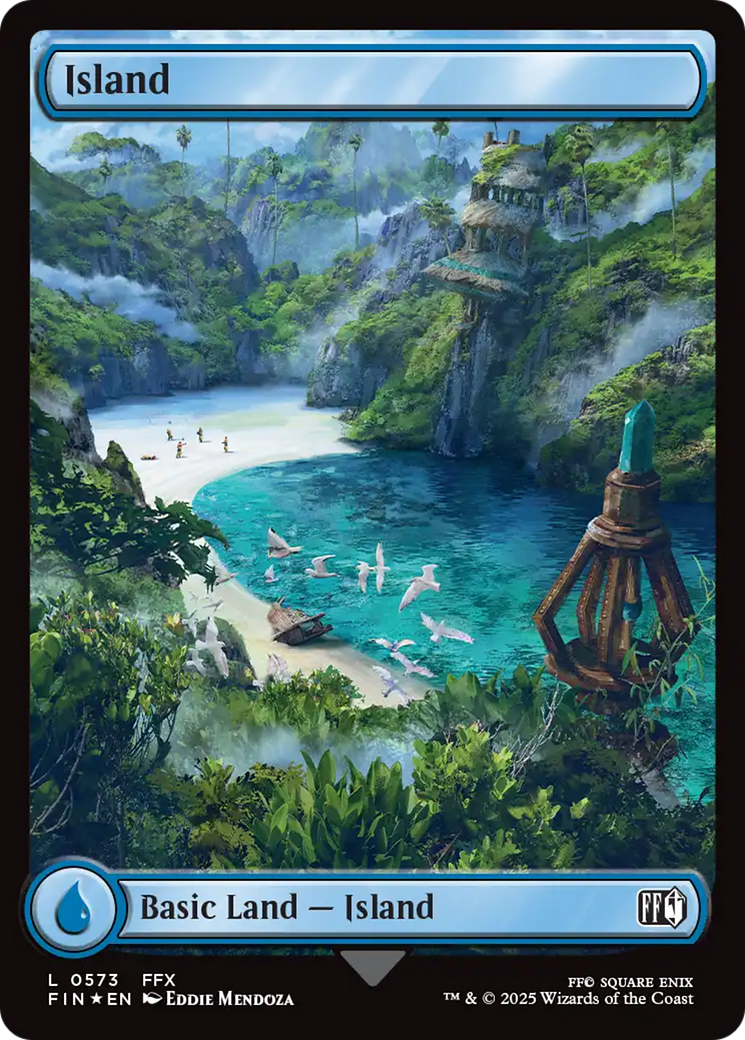 Island (0573) (Surge Foil) [FINAL FANTASY] | L.A. Mood Comics and Games