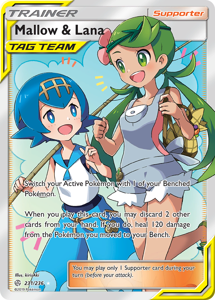 Mallow & Lana (231/236) [Sun & Moon: Cosmic Eclipse] | L.A. Mood Comics and Games