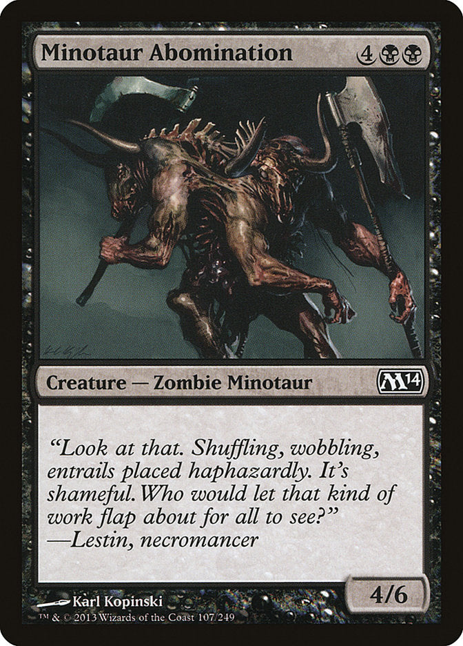 Minotaur Abomination [Magic 2014] | L.A. Mood Comics and Games