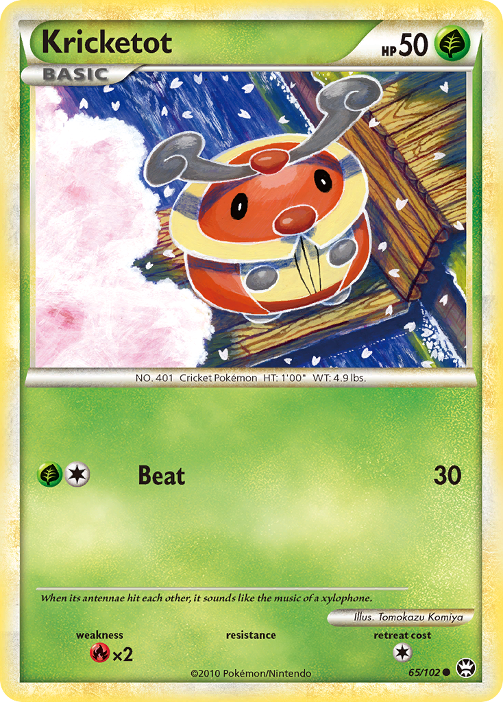 Kricketot (65/102) [HeartGold & SoulSilver: Triumphant] | L.A. Mood Comics and Games