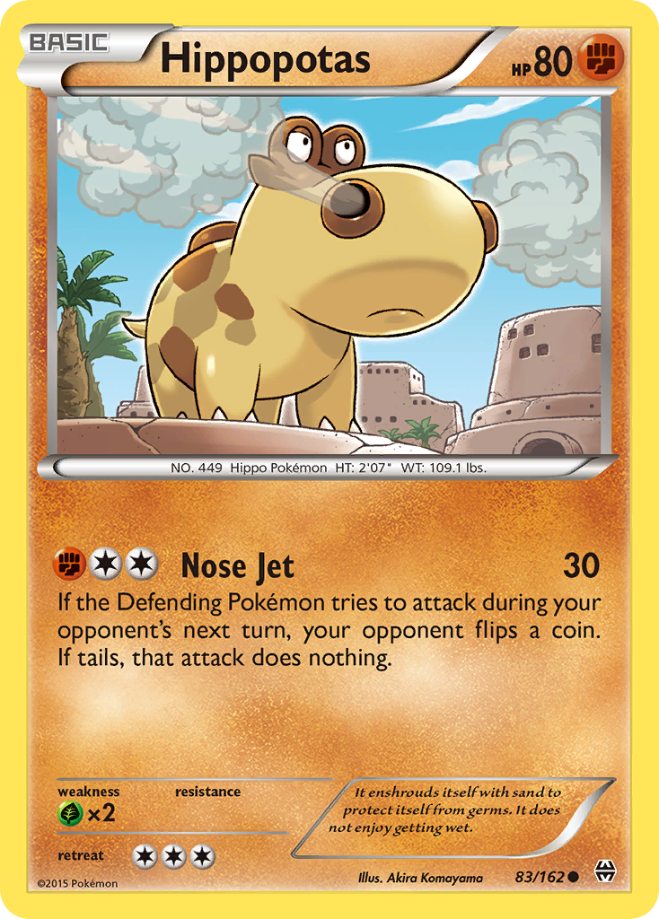 Hippopotas (83/162) [XY: BREAKthrough] | L.A. Mood Comics and Games