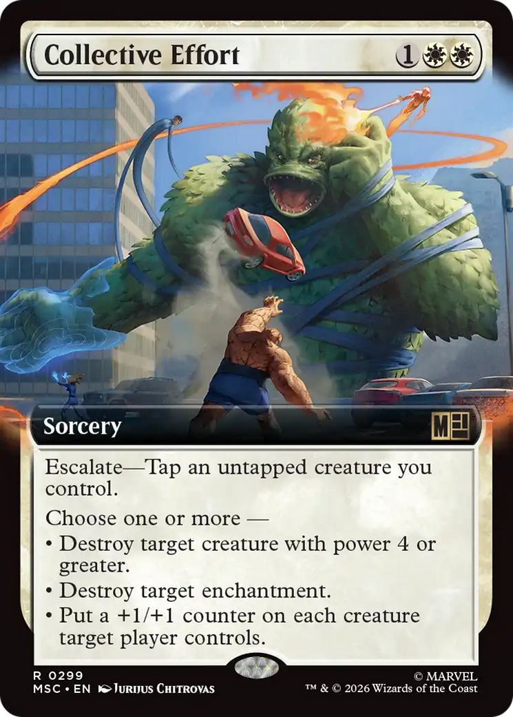 Collective Effort (Extended Art) [Marvel Super Heroes Commander] | L.A. Mood Comics and Games