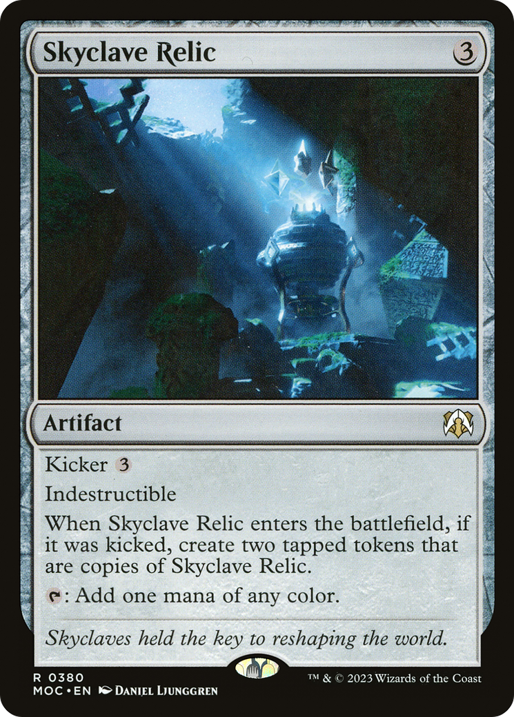 Skyclave Relic [March of the Machine Commander] | L.A. Mood Comics and Games