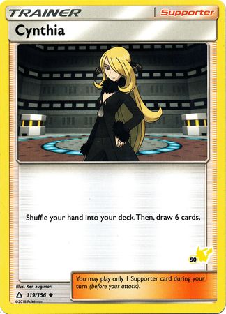 Cynthia (119/156) (Pikachu Stamp #50) [Battle Academy 2020] | L.A. Mood Comics and Games