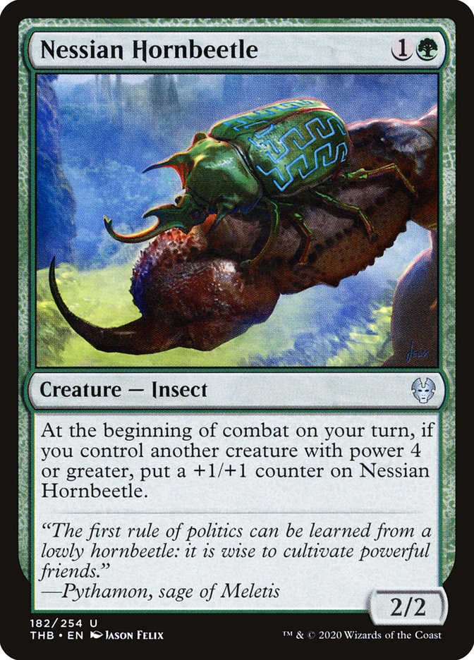 Nessian Hornbeetle [Theros Beyond Death] | L.A. Mood Comics and Games