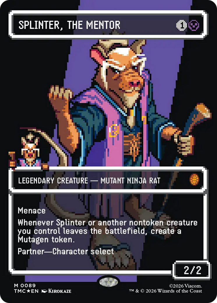 Splinter, the Mentor (0089) (Borderless) [Teenage Mutant Ninja Turtles Commander] | L.A. Mood Comics and Games