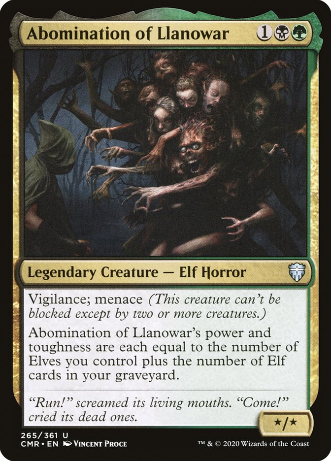 Abomination of Llanowar [Commander Legends] | L.A. Mood Comics and Games