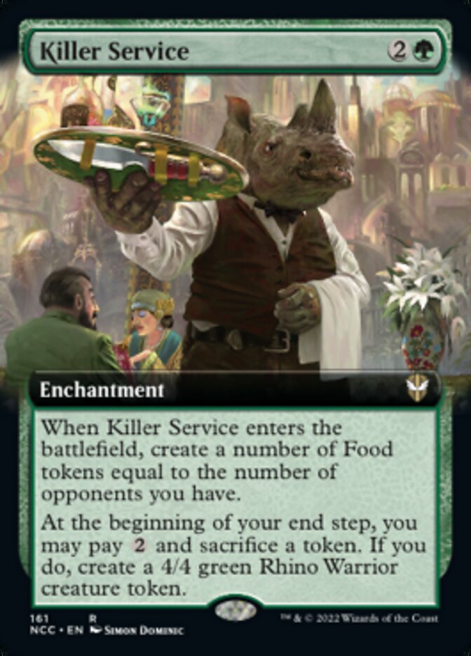 Killer Service (Extended Art) [Streets of New Capenna Commander] | L.A. Mood Comics and Games