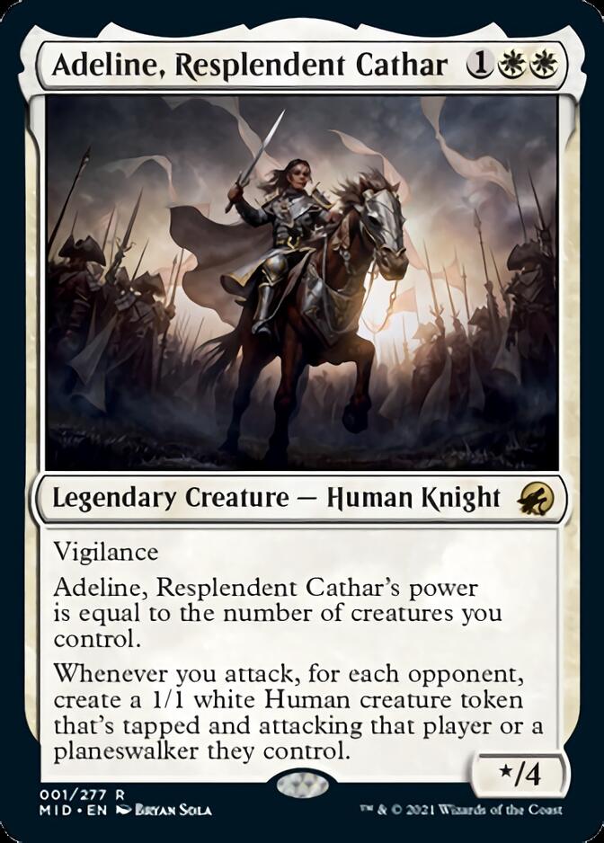 Adeline, Resplendent Cathar [Innistrad: Midnight Hunt] | L.A. Mood Comics and Games