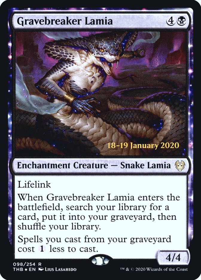 Gravebreaker Lamia [Theros Beyond Death Prerelease Promos] | L.A. Mood Comics and Games