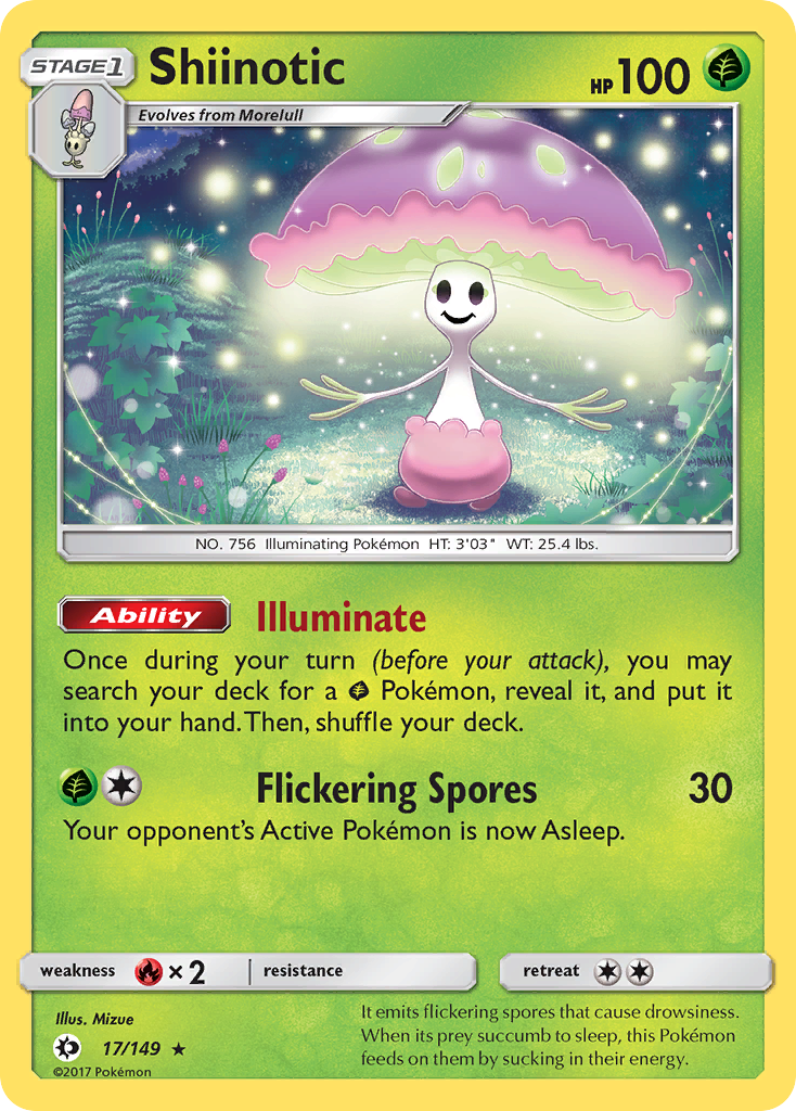 Shiinotic (17/149) [Sun & Moon: Base Set] | L.A. Mood Comics and Games