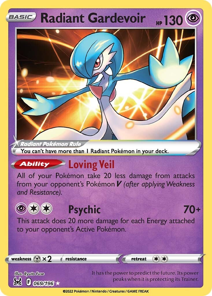 Radiant Gardevoir (069/196) [Sword & Shield: Lost Origin] | L.A. Mood Comics and Games