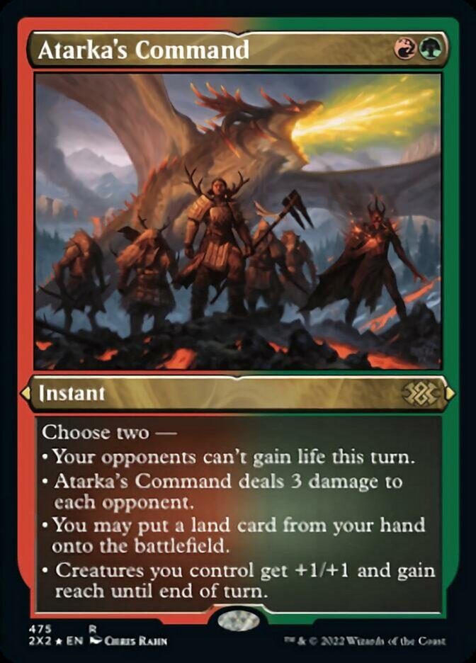 Atarka's Command (Foil Etched) [Double Masters 2022] | L.A. Mood Comics and Games
