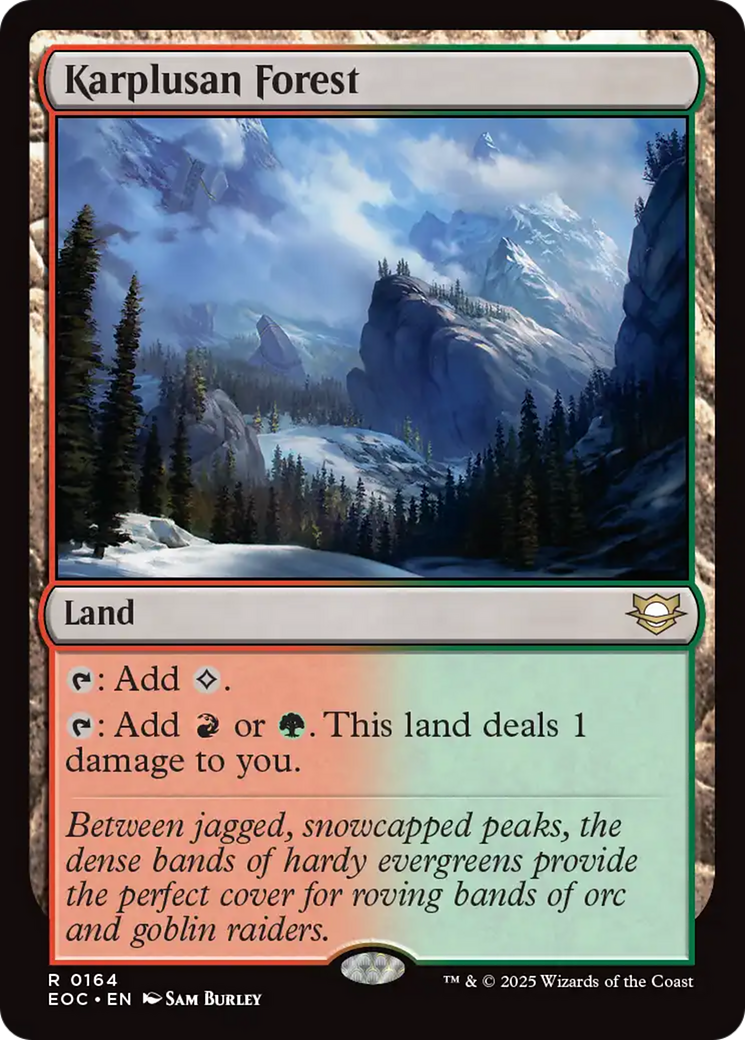 Karplusan Forest [Edge of Eternities Commander] | L.A. Mood Comics and Games