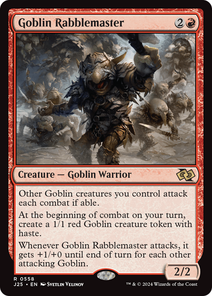 Goblin Rabblemaster [Foundations Jumpstart] | L.A. Mood Comics and Games