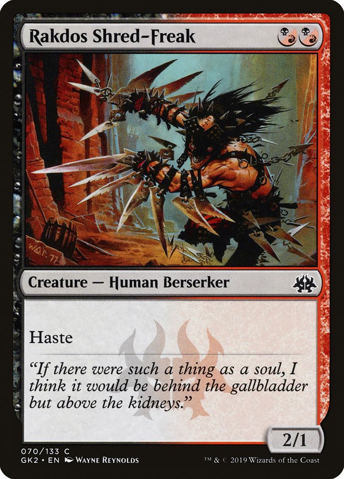 Rakdos Shred-Freak [Ravnica Allegiance Guild Kit] | L.A. Mood Comics and Games