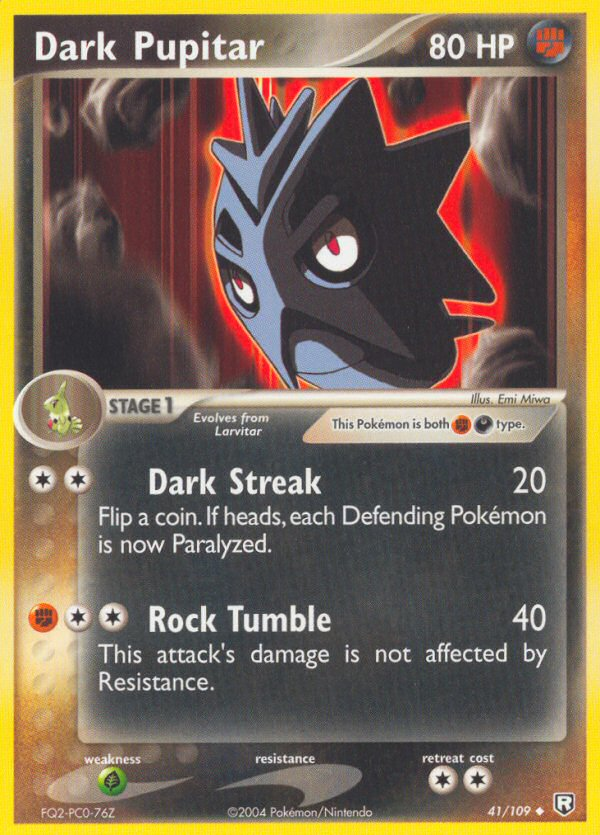 Dark Pupitar (41/109) [EX: Team Rocket Returns] | L.A. Mood Comics and Games