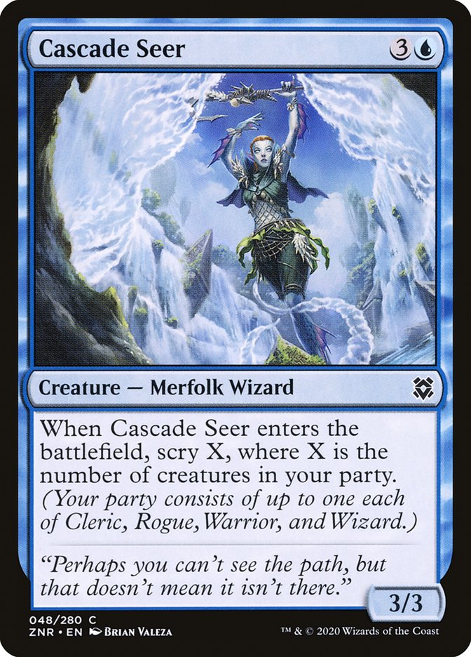 Cascade Seer [Zendikar Rising] | L.A. Mood Comics and Games