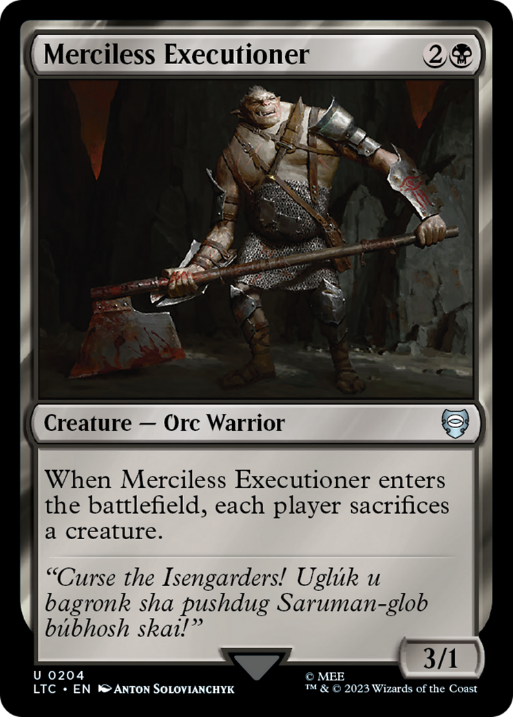 Merciless Executioner [The Lord of the Rings: Tales of Middle-Earth Commander] | L.A. Mood Comics and Games