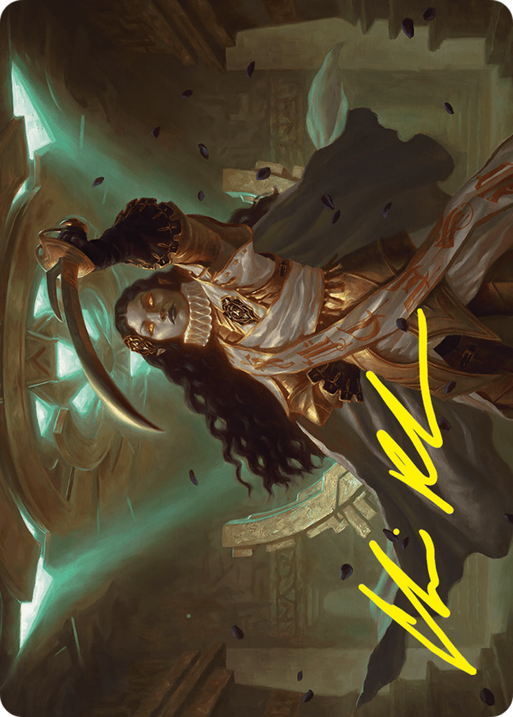 Elenda, Saint of Dusk Art Card (15/54) (Gold-Stamped Signature) [Foundations Art Series] | L.A. Mood Comics and Games