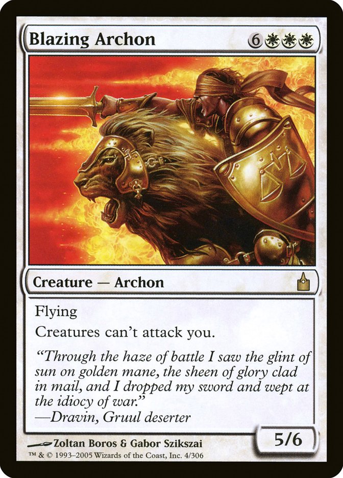 Blazing Archon [Ravnica: City of Guilds] | L.A. Mood Comics and Games