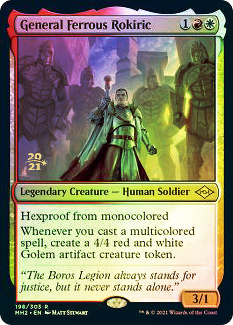 General Ferrous Rokiric [Modern Horizons 2 Prerelease Promos] | L.A. Mood Comics and Games