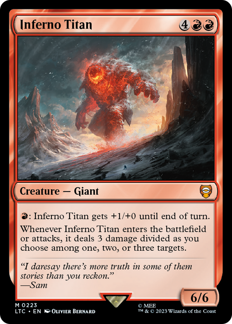 Inferno Titan [The Lord of the Rings: Tales of Middle-Earth Commander] | L.A. Mood Comics and Games