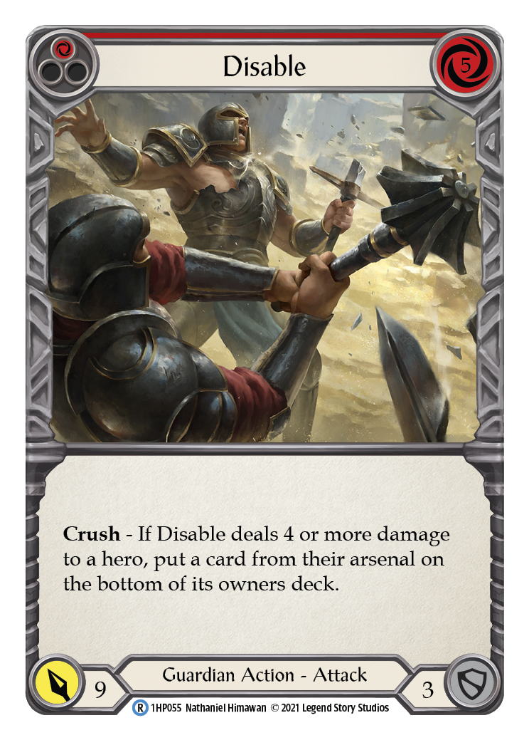 Disable (Red) [1HP055] (History Pack 1) | L.A. Mood Comics and Games