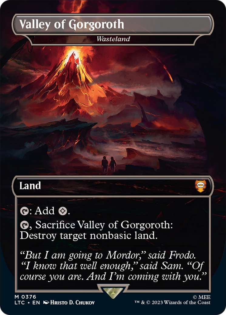 Valley of Gorgoroth - Wasteland [The Lord of the Rings: Tales of Middle-Earth Commander] | L.A. Mood Comics and Games