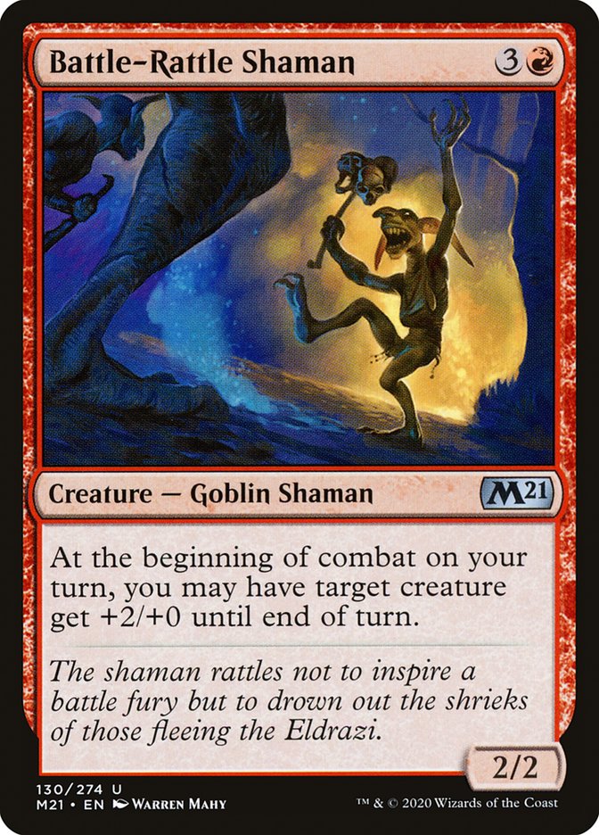 Battle-Rattle Shaman [Core Set 2021] | L.A. Mood Comics and Games