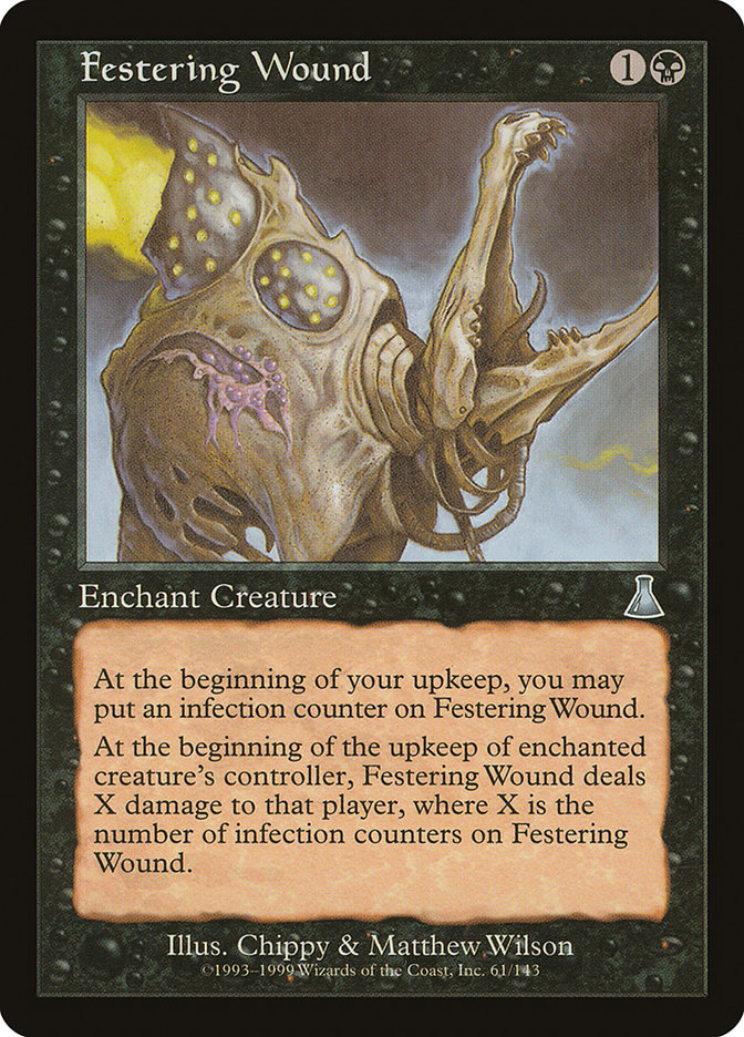 Festering Wound [Urza's Destiny] | L.A. Mood Comics and Games