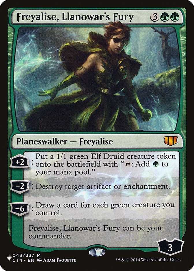 Freyalise, Llanowar's Fury [The List] | L.A. Mood Comics and Games