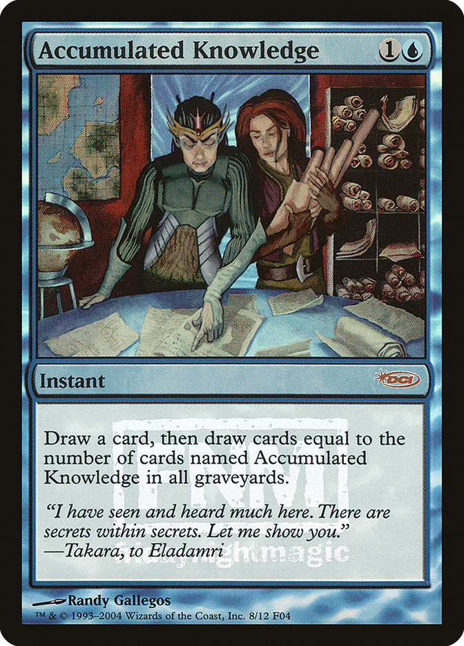 Accumulated Knowledge [Friday Night Magic 2004] | L.A. Mood Comics and Games