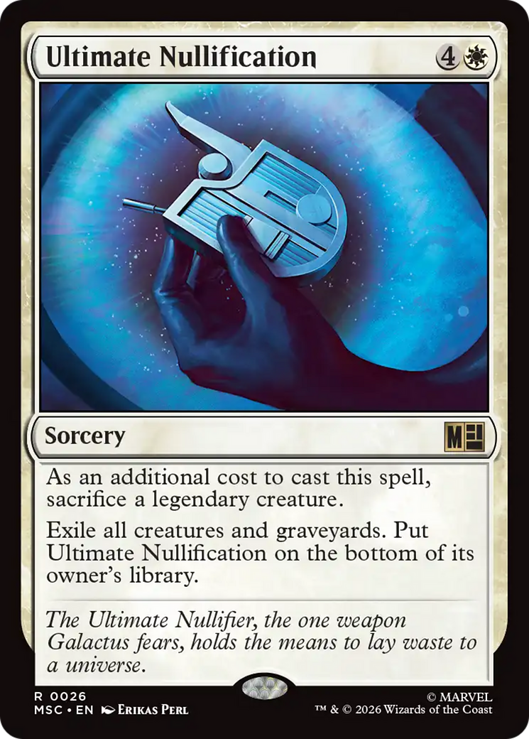 Ultimate Nullification (Surge Foil) [Marvel Super Heroes Commander] | L.A. Mood Comics and Games