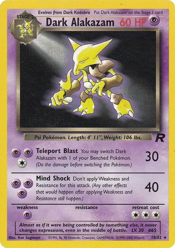 Dark Alakazam (18/82) [Team Rocket Unlimited] | L.A. Mood Comics and Games