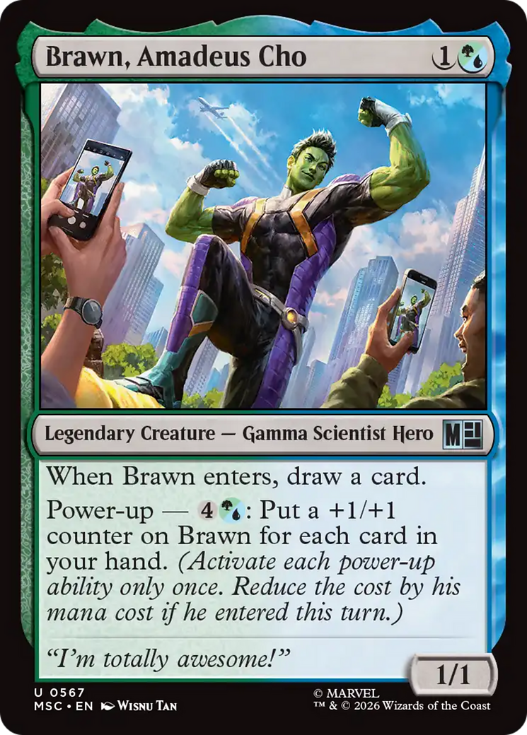 Brawn, Amadeus Cho [Marvel Super Heroes Commander] | L.A. Mood Comics and Games