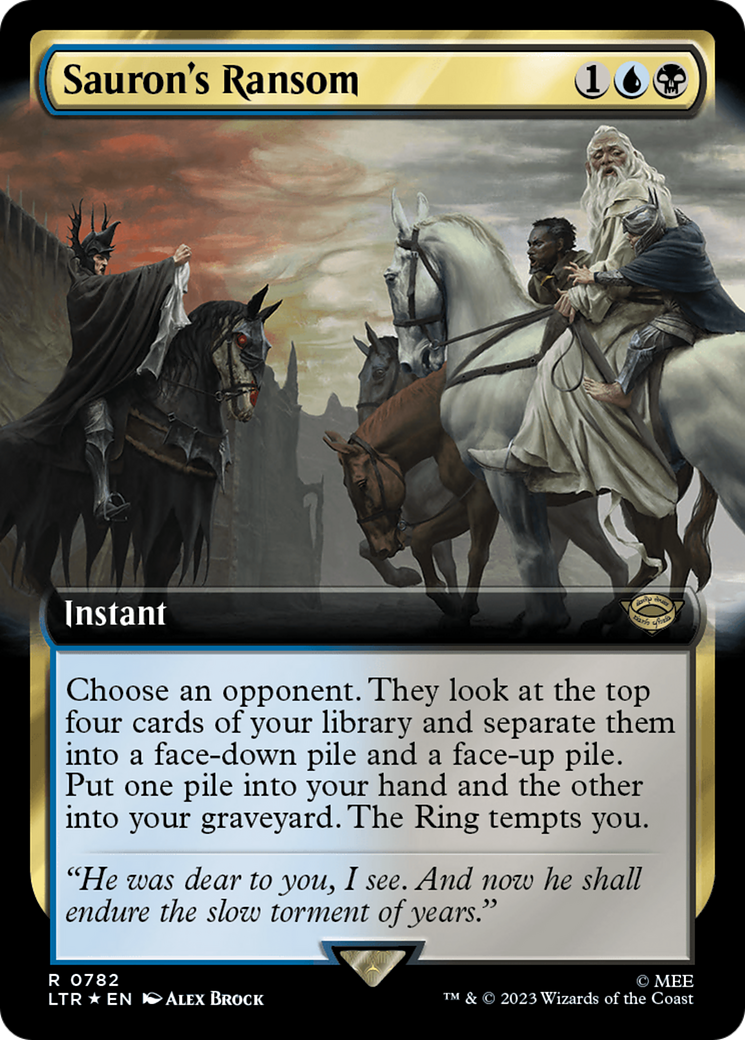 Sauron's Ransom (Extended Art) (Surge Foil) [The Lord of the Rings: Tales of Middle-Earth] | L.A. Mood Comics and Games