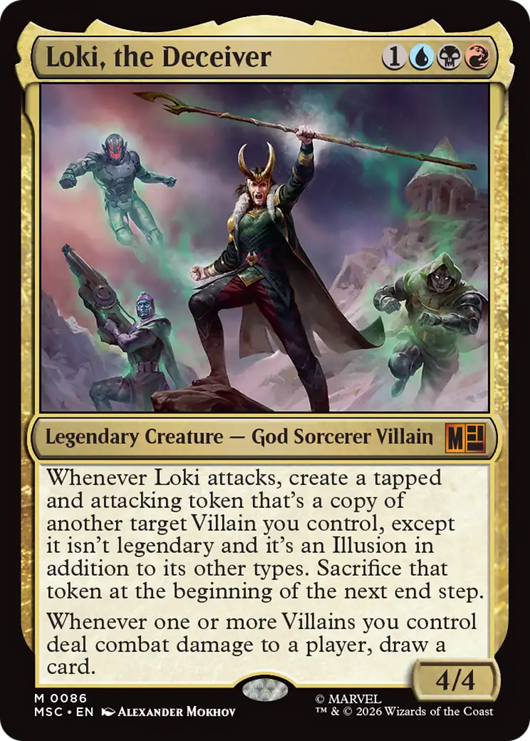 Loki, the Deceiver (Surge Foil) [Marvel Super Heroes Commander] | L.A. Mood Comics and Games