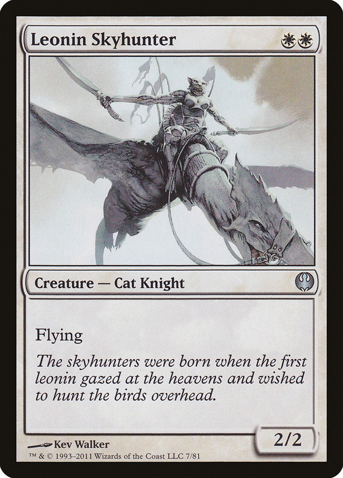 Leonin Skyhunter [Duel Decks: Knights vs. Dragons] | L.A. Mood Comics and Games