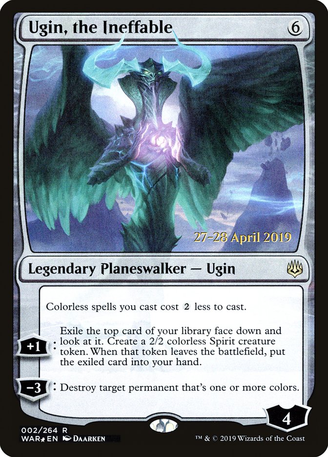 Ugin, the Ineffable [War of the Spark Prerelease Promos] | L.A. Mood Comics and Games