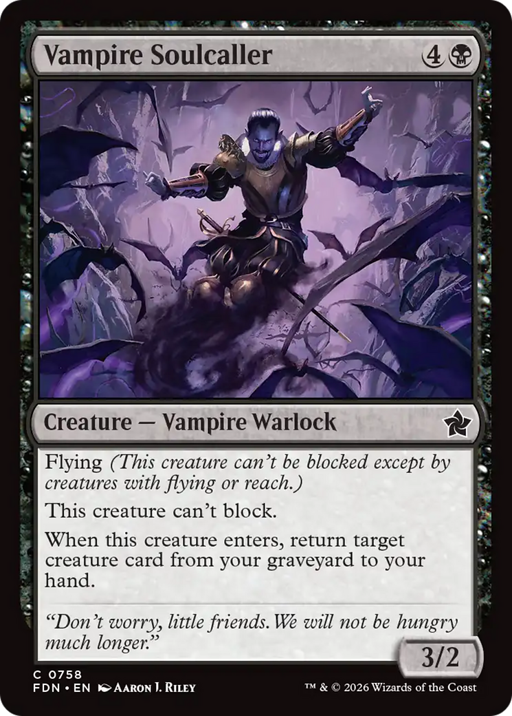 Vampire Soulcaller (0758) [Foundations] | L.A. Mood Comics and Games