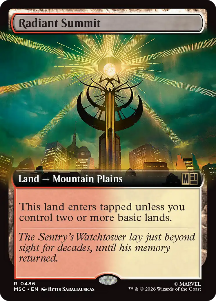 Radiant Summit (Extended Art) [Marvel Super Heroes Commander] | L.A. Mood Comics and Games