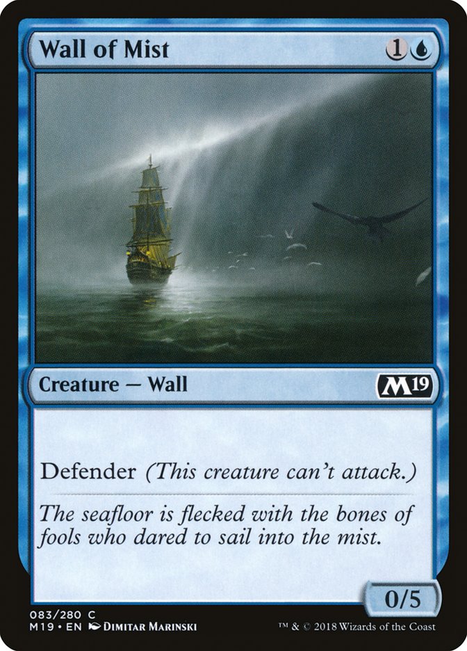 Wall of Mist [Core Set 2019] | L.A. Mood Comics and Games