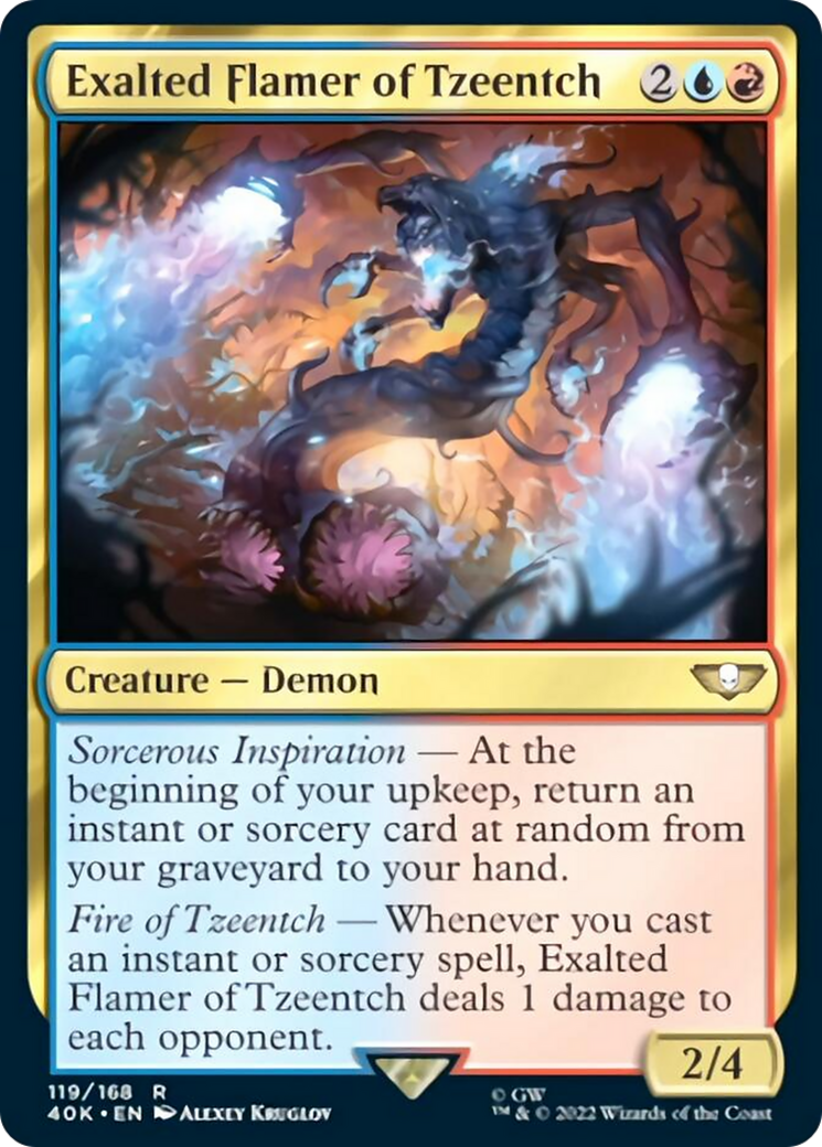 Exalted Flamer of Tzeentch [Warhammer 40,000] | L.A. Mood Comics and Games