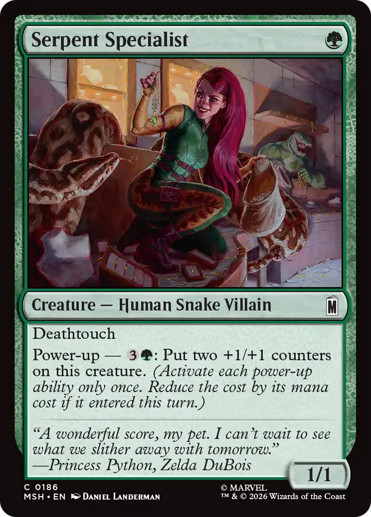 Serpent Specialist [Marvel Super Heroes] | L.A. Mood Comics and Games